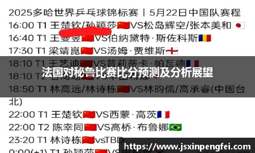 法国对秘鲁比赛比分预测及分析展望
